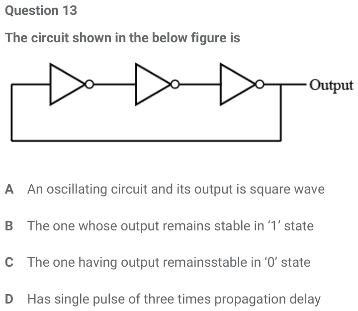 Figure for question 13, ISRO Computer Science (CSE) 2016