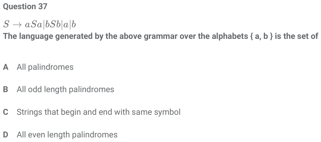 Figure for question 37, ISRO Computer Science (CSE) 2016
