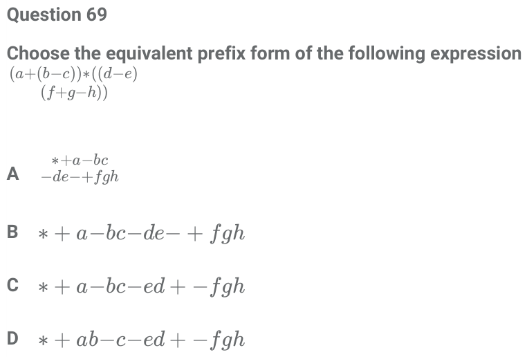 Figure for question 69, ISRO Computer Science (CSE) 2017-2