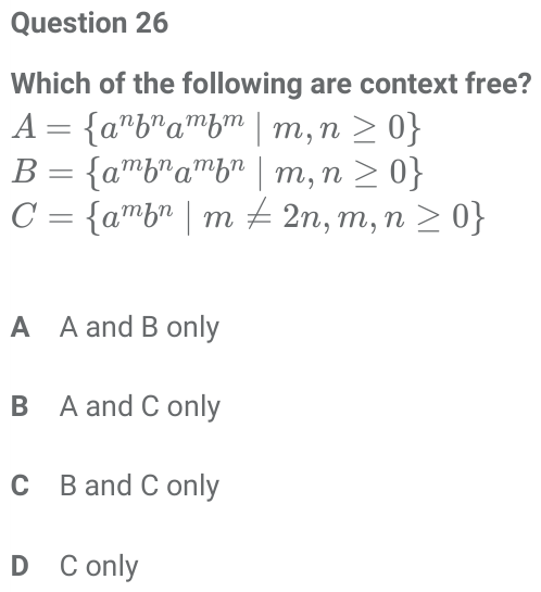 Figure for question 26, ISRO Computer Science (CSE) 2017