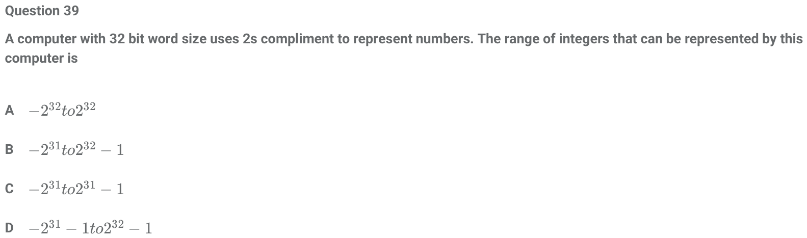 Figure for question 39, ISRO Computer Science (CSE) 2017