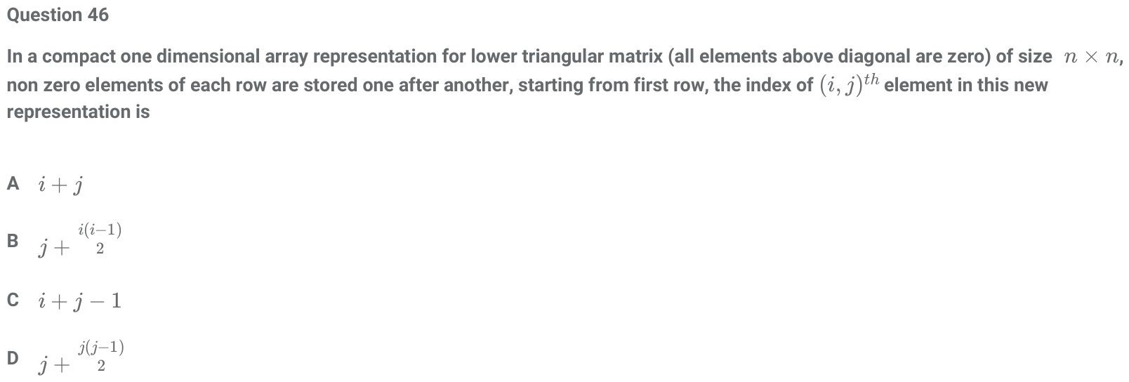 Figure for question 46, ISRO Computer Science (CSE) 2017