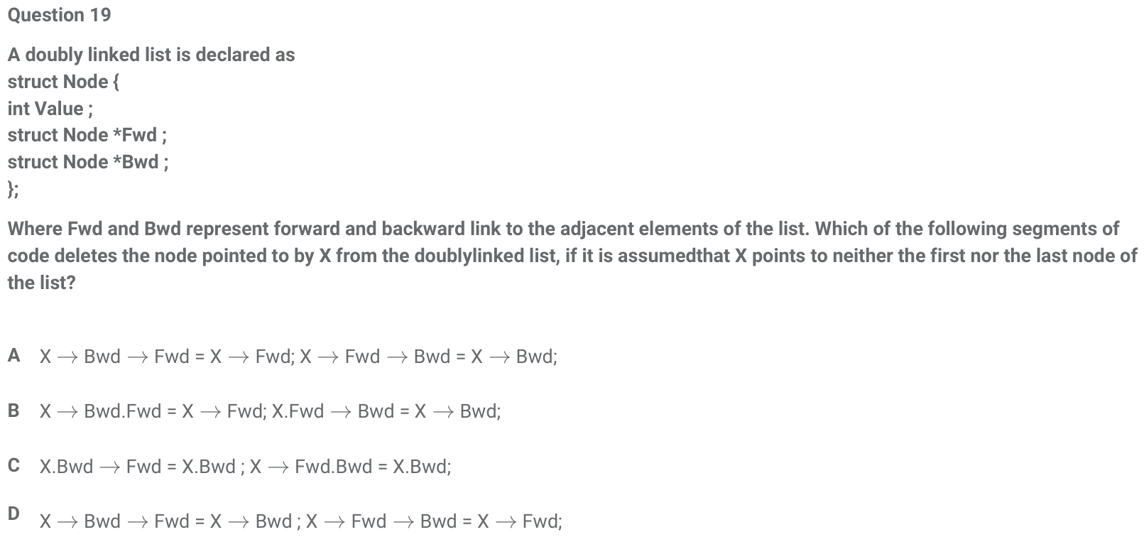 Figure for question 19, ISRO Computer Science (CSE) 2018