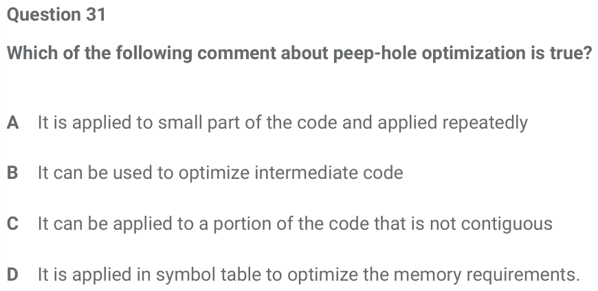 Figure for question 31, ISRO Computer Science (CSE) 2018