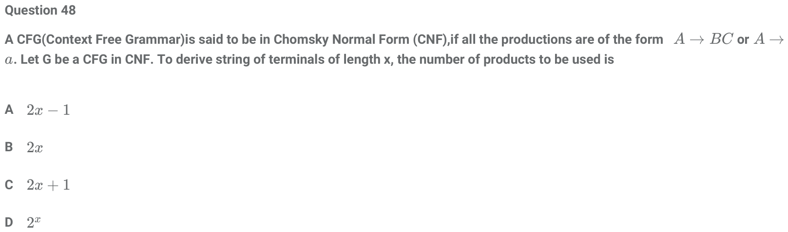 Figure for question 48, ISRO Computer Science (CSE) 2018