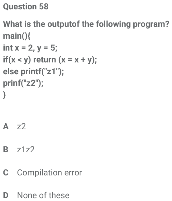 Figure for question 58, ISRO Computer Science (CSE) 2018