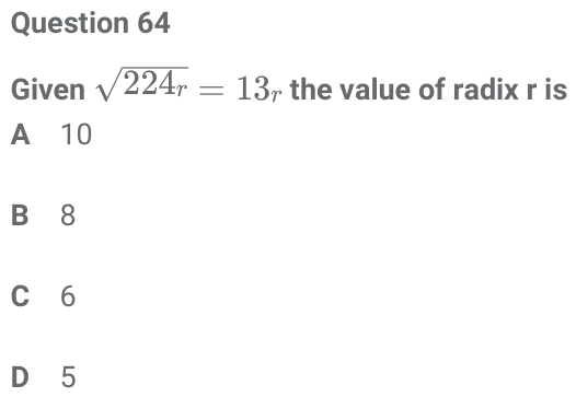 Figure for question 64, ISRO Computer Science (CSE) 2018