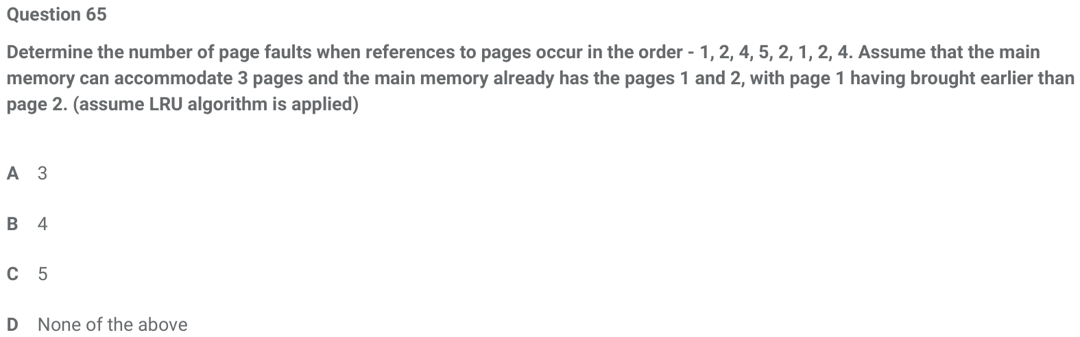 Figure for question 65, ISRO Computer Science (CSE) 2018