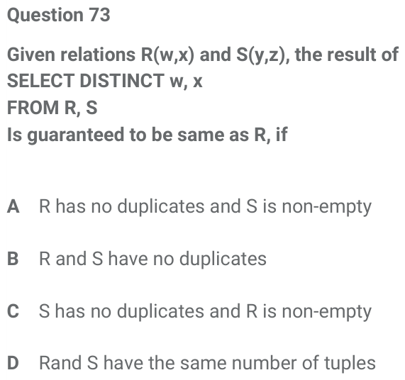 Figure for question 73, ISRO Computer Science (CSE) 2018