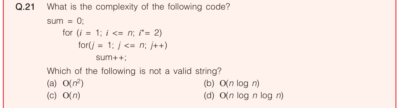 Figure for question 21, ISRO Computer Science (CSE) 2020