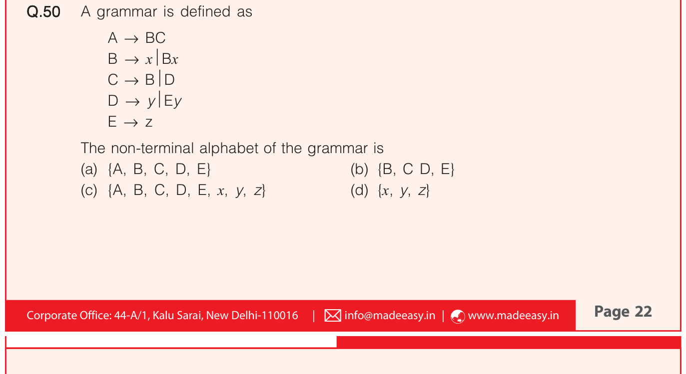 Figure for question 50, ISRO Computer Science (CSE) 2020