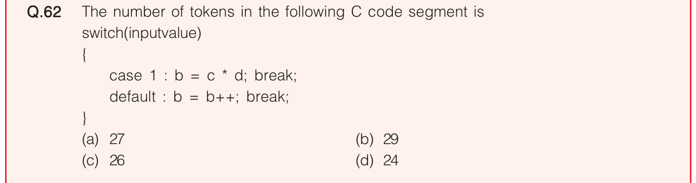 Figure for question 62, ISRO Computer Science (CSE) 2020