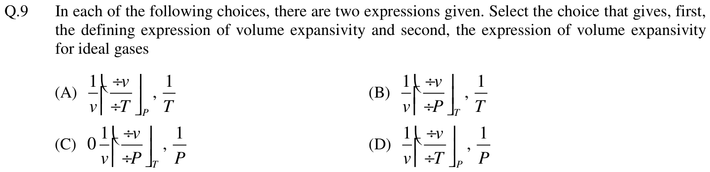 Figure for question 9, GATE XE (Engineering Sciences) 2012
