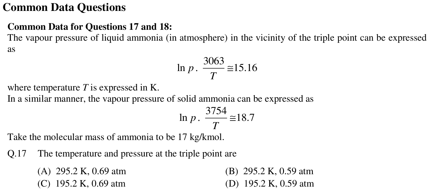 Figure for question 17, GATE XE (Engineering Sciences) 2012