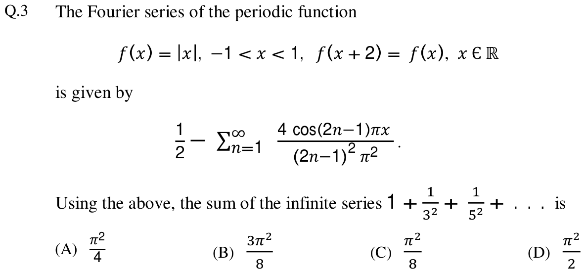 Figure for question 3, GATE XE (Engineering Sciences) 2013