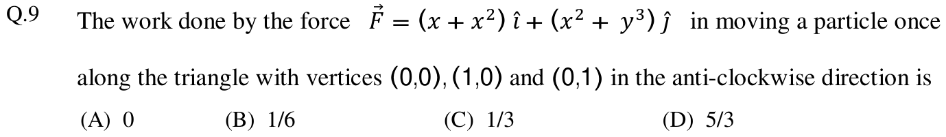 Figure for question 9, GATE XE (Engineering Sciences) 2013