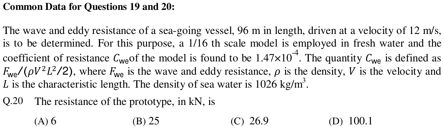 Figure for question 20, GATE XE (Engineering Sciences) 2013