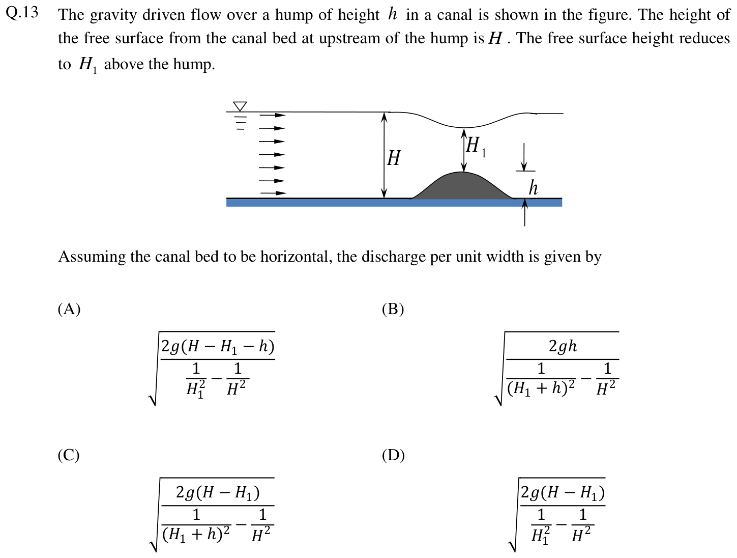 Figure for question 13, GATE XE (Engineering Sciences) 2014