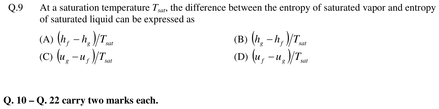 Figure for question 9, GATE XE (Engineering Sciences) 2014