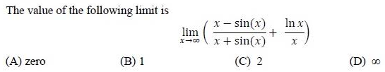 Figure for question 8, GATE XE (Engineering Sciences) 2015