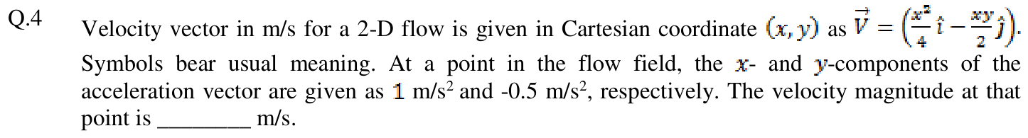 Figure for question 4, GATE XE (Engineering Sciences) 2016
