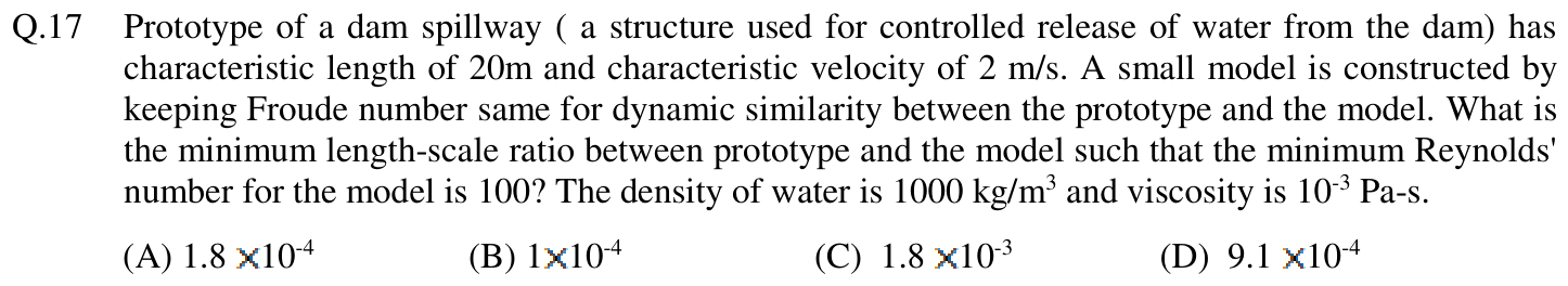 Figure for question 17, GATE XE (Engineering Sciences) 2016