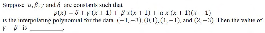 Figure for question 3, GATE XE (Engineering Sciences) 2017