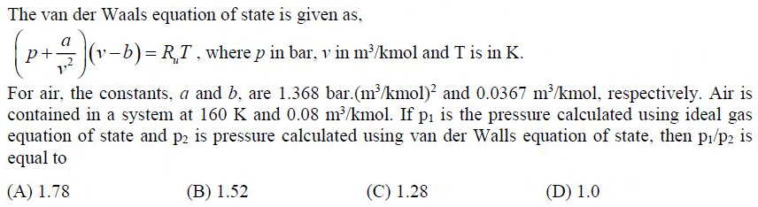 Figure for question 18, GATE XE (Engineering Sciences) 2017