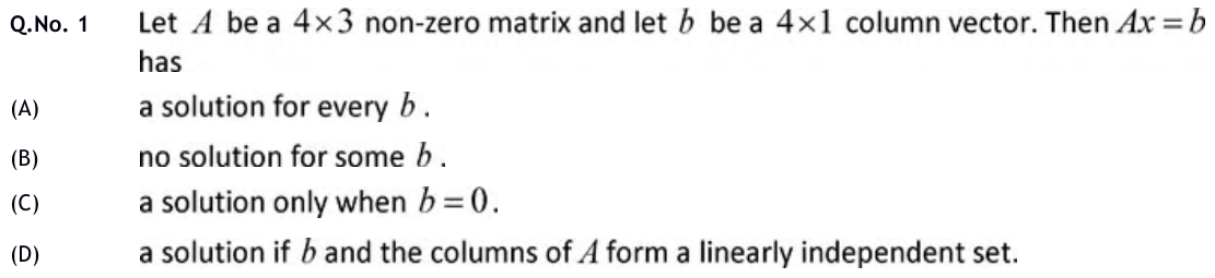 Figure for question 1, GATE XE (Engineering Sciences) 2020