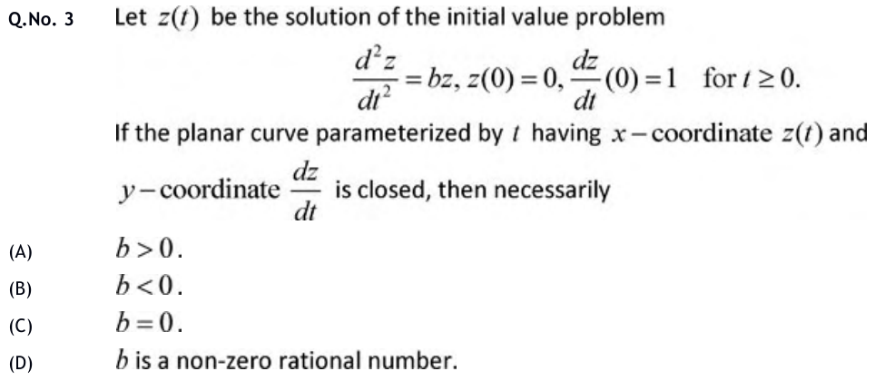 Figure for question 3, GATE XE (Engineering Sciences) 2020