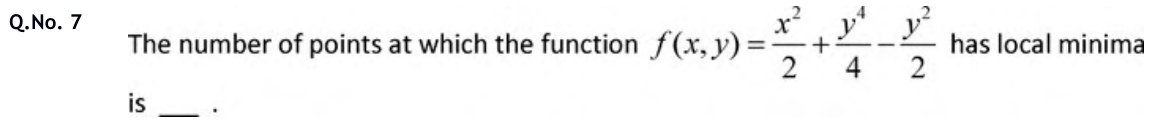 Figure for question 7, GATE XE (Engineering Sciences) 2020