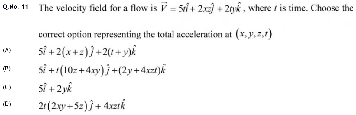 Figure for question 11, GATE XE (Engineering Sciences) 2020