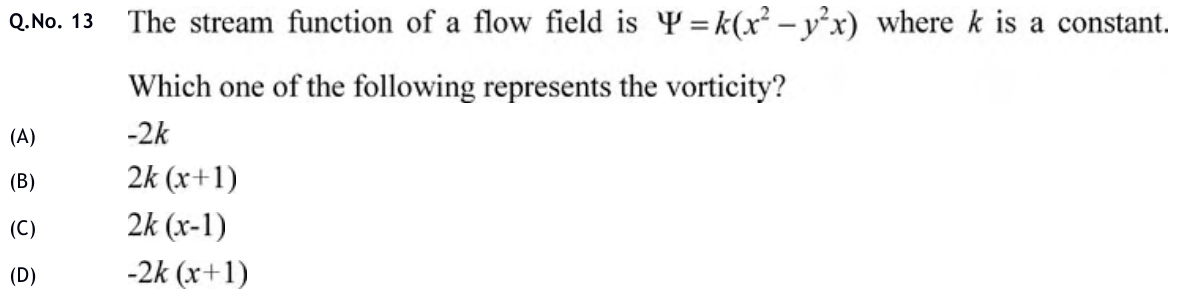 Figure for question 13, GATE XE (Engineering Sciences) 2020