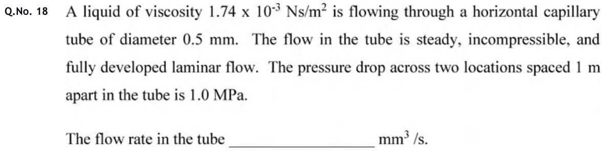 Figure for question 18, GATE XE (Engineering Sciences) 2020