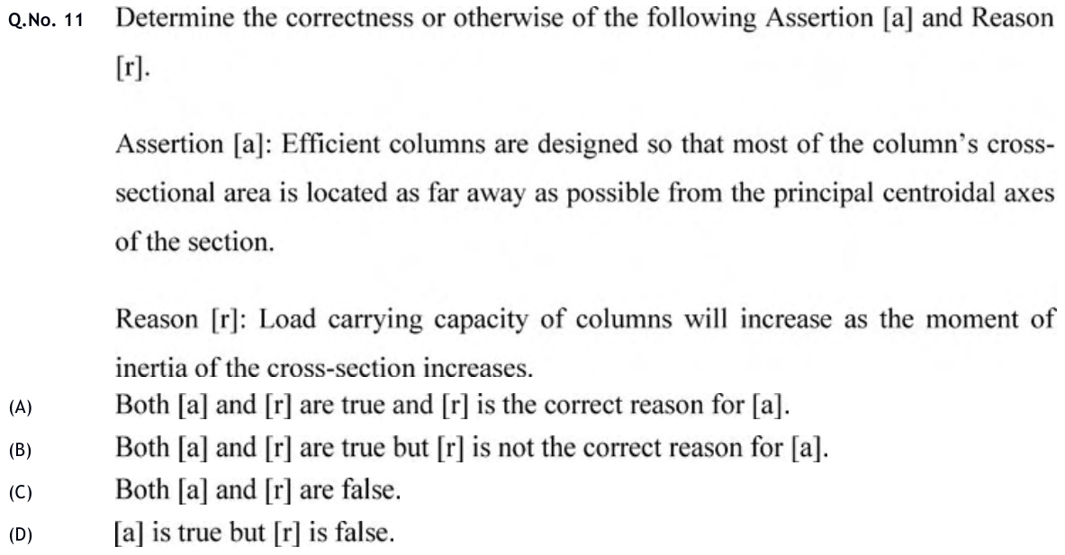 Figure for question 11, GATE XE (Engineering Sciences) 2020