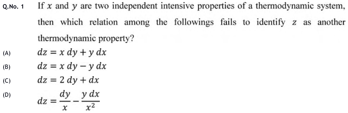 Figure for question 1, GATE XE (Engineering Sciences) 2020