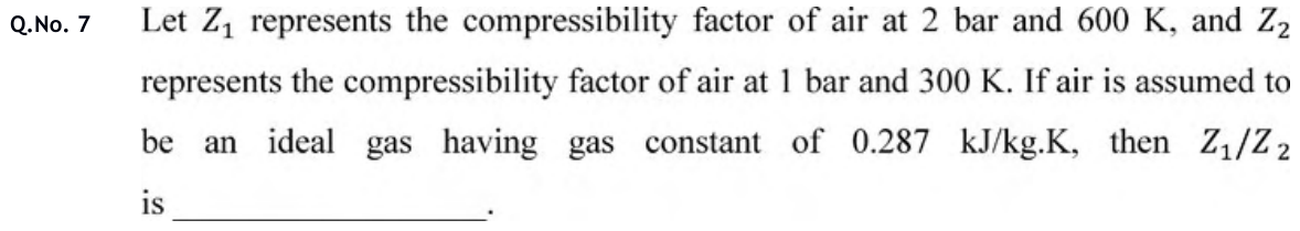 Figure for question 7, GATE XE (Engineering Sciences) 2020