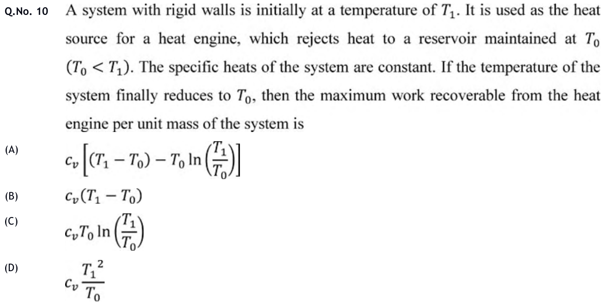 Figure for question 10, GATE XE (Engineering Sciences) 2020