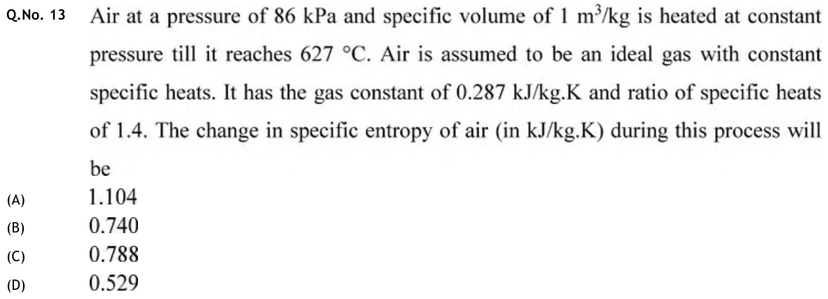 Figure for question 13, GATE XE (Engineering Sciences) 2020