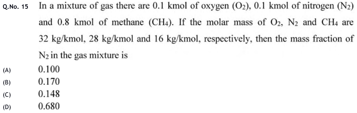Figure for question 15, GATE XE (Engineering Sciences) 2020