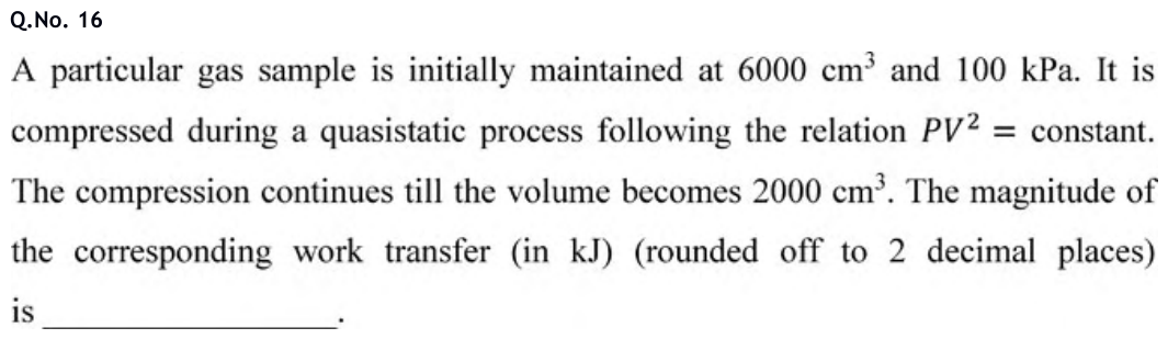 Figure for question 16, GATE XE (Engineering Sciences) 2020