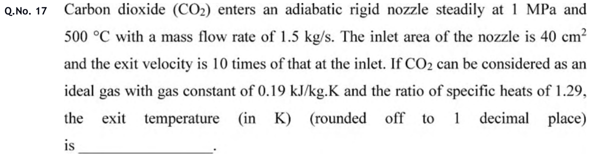 Figure for question 17, GATE XE (Engineering Sciences) 2020