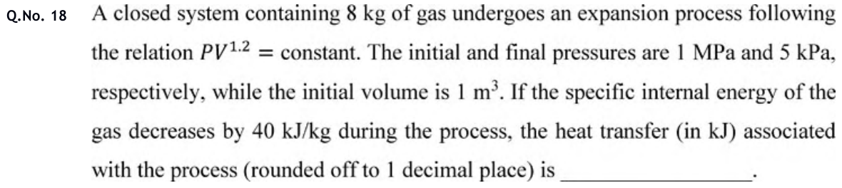 Figure for question 18, GATE XE (Engineering Sciences) 2020