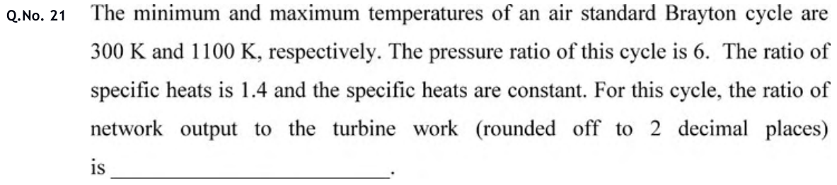 Figure for question 21, GATE XE (Engineering Sciences) 2020