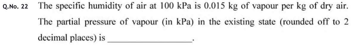 Figure for question 22, GATE XE (Engineering Sciences) 2020