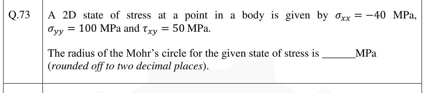Figure for question 51, GATE XE (Engineering Sciences) 2026